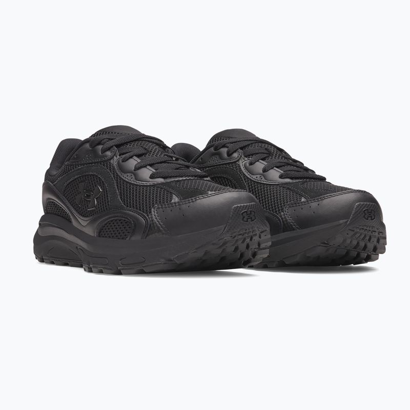 Buty treningowe męskie Under Armour Tech Runner black/black/metallic black 3