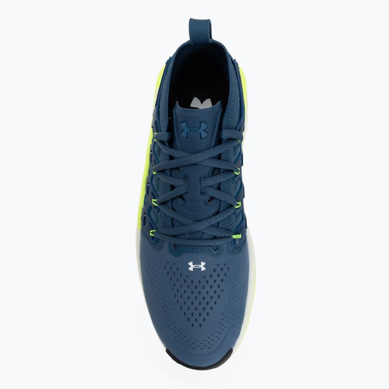 Buty treningowe męskie Under Armour Phantom X ultimate wham blue/hyper green/white 5