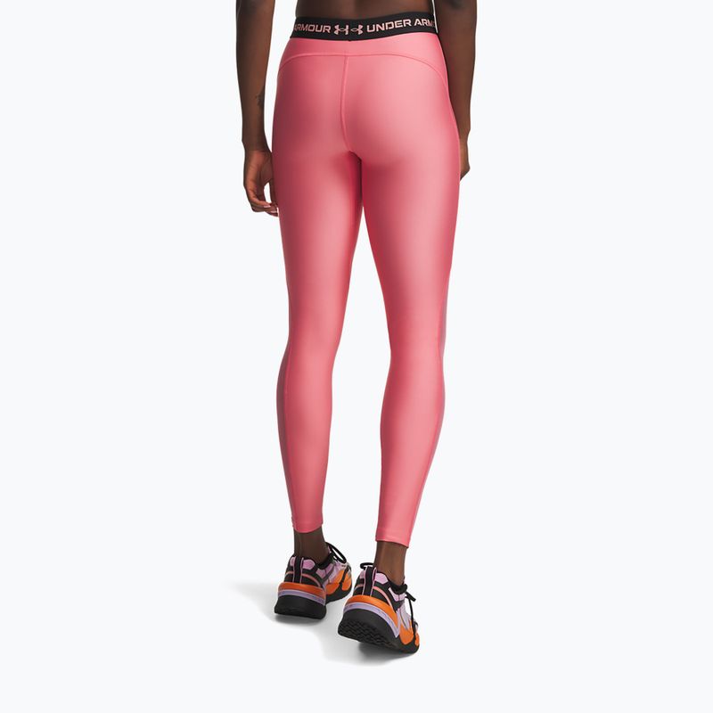 Legginsy treningowe męskie Under Armour HeatGear Mesh bittersweet pink/posh pink 3