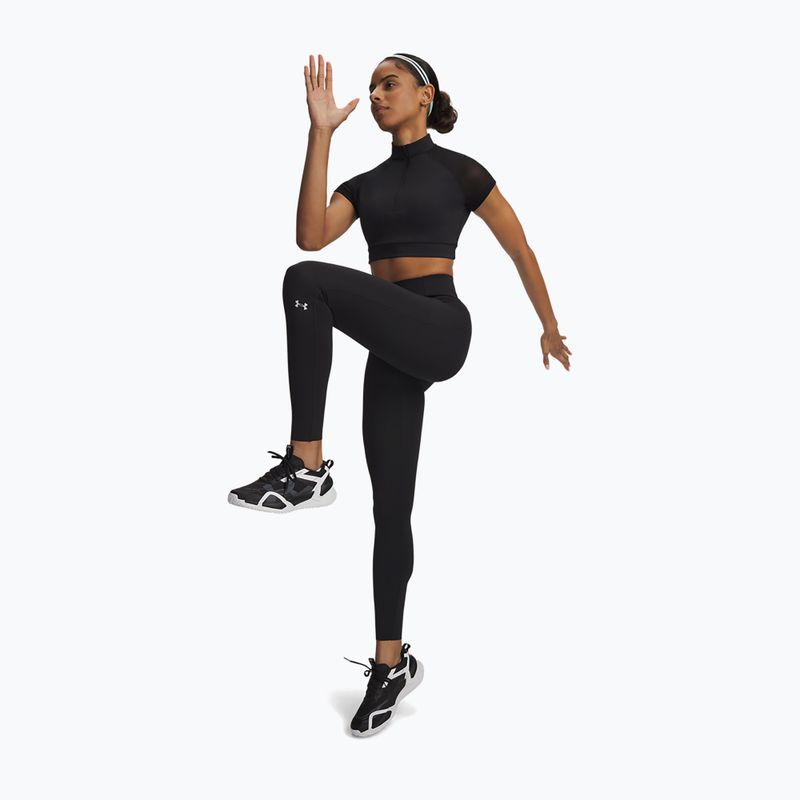 Legginsy treningowe damskie Under Armour Vanish Elite Leggings ultimate black/metallic silver 2
