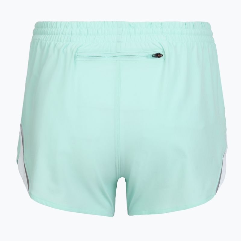 Spodenki do biegania damskie Under Armour Velociti Pro 4" 2N1 refresh mint/castlerock 2