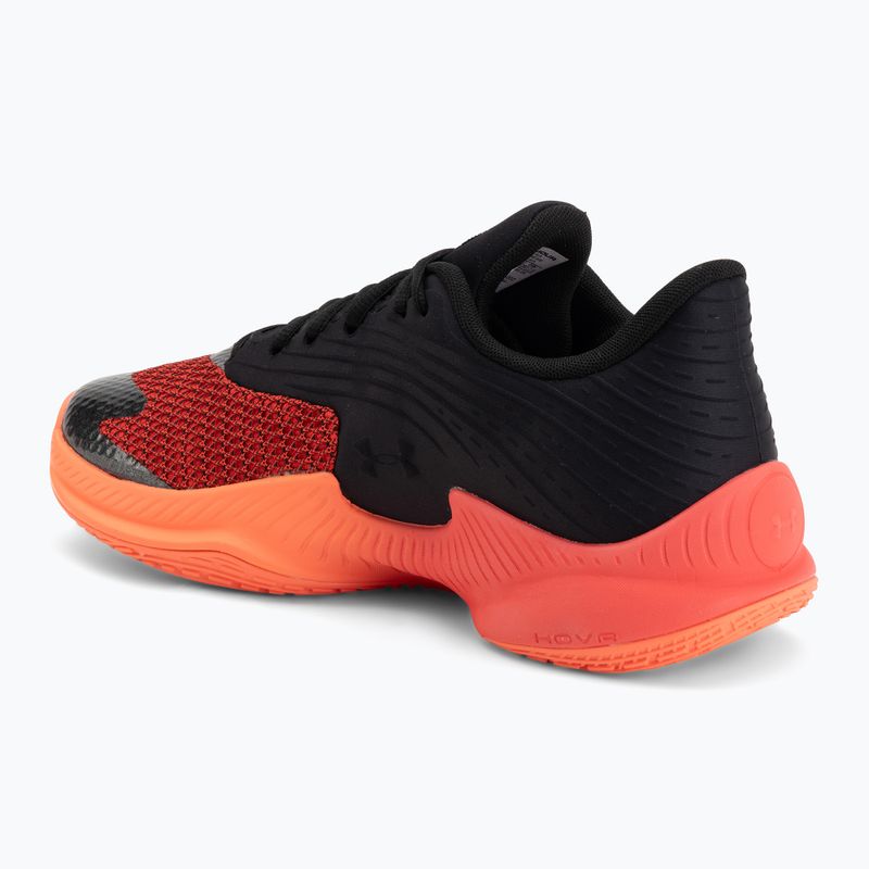 Buty do koszykówki Under Armour Curry Splash 26 black/electric tangerine/racer red 3
