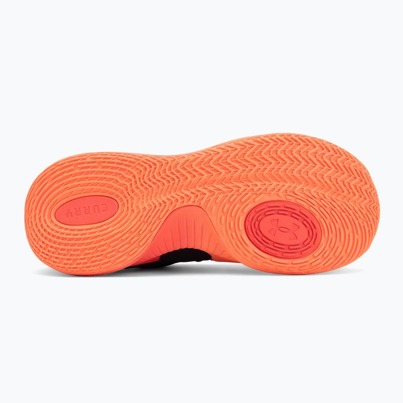 Buty do koszykówki Under Armour Curry Splash 26 black/electric tangerine/racer red 4