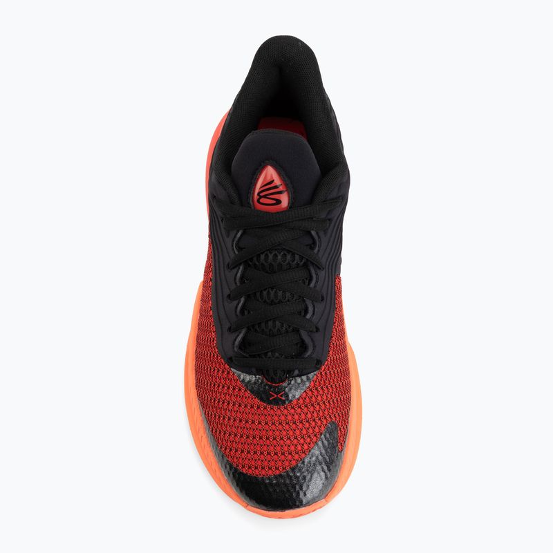 Buty do koszykówki Under Armour Curry Splash 26 black/electric tangerine/racer red 5