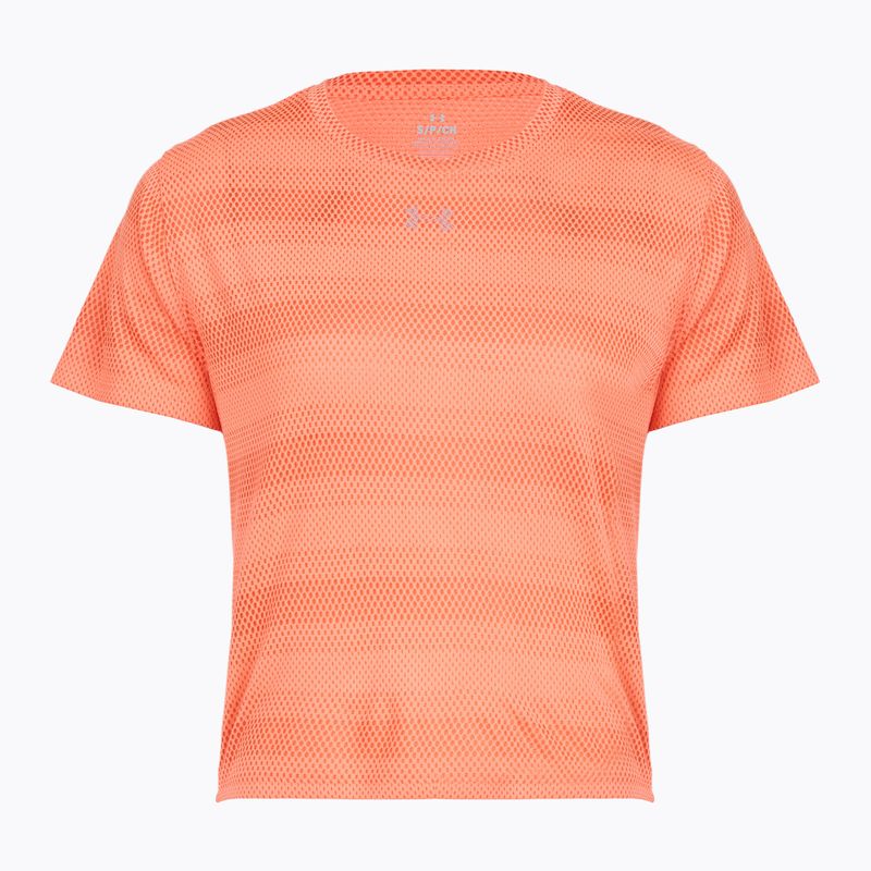 Koszulka do biegania damska Under Armour Velociti electric tangerine/black/green mode