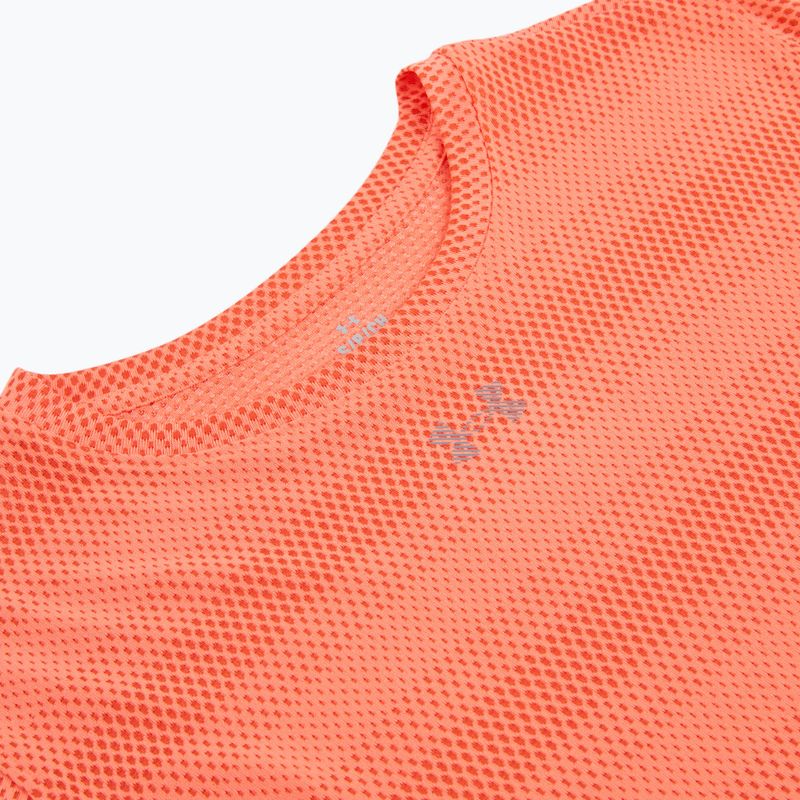 Koszulka do biegania damska Under Armour Velociti electric tangerine/black/green mode 3