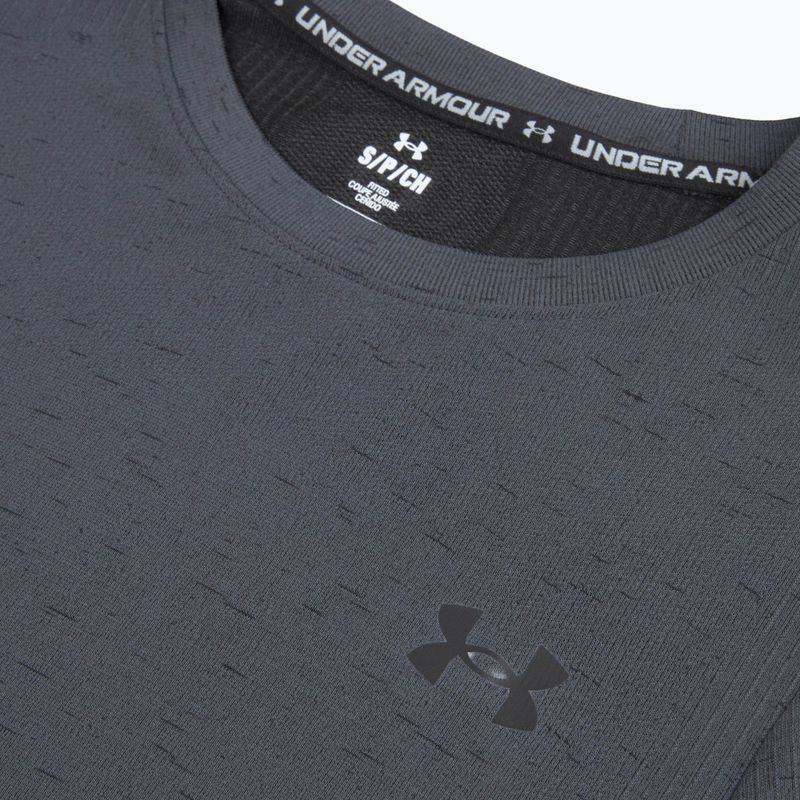 Koszulka treningowa męska Under Armour Vanish Seamless castlerock/black 3