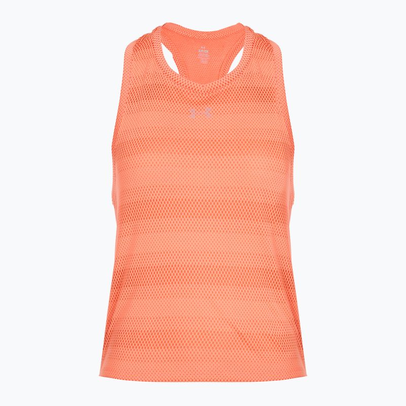 Koszulka do biegania damska Under Armour Velociti Singlet electric tangerine/black/green mode