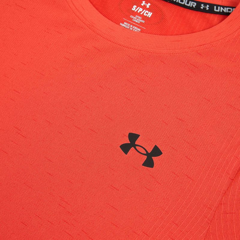 Koszulka treningowa męska Under Armour Vanish Seamless venom red/black 3