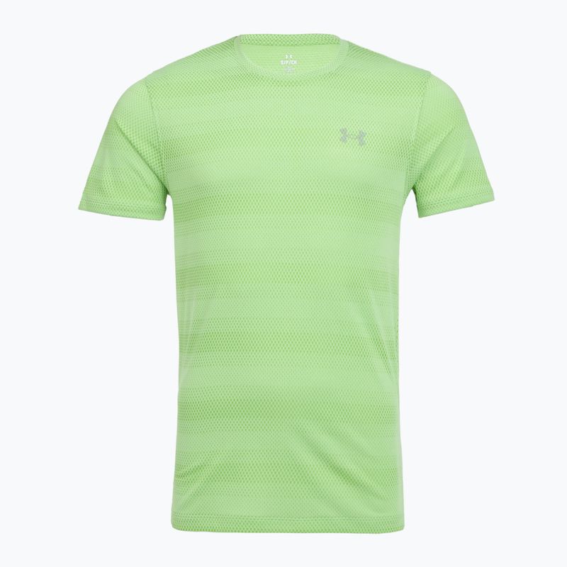 Koszulka do biegania męska Under Armour Velociti lumos lime/white
