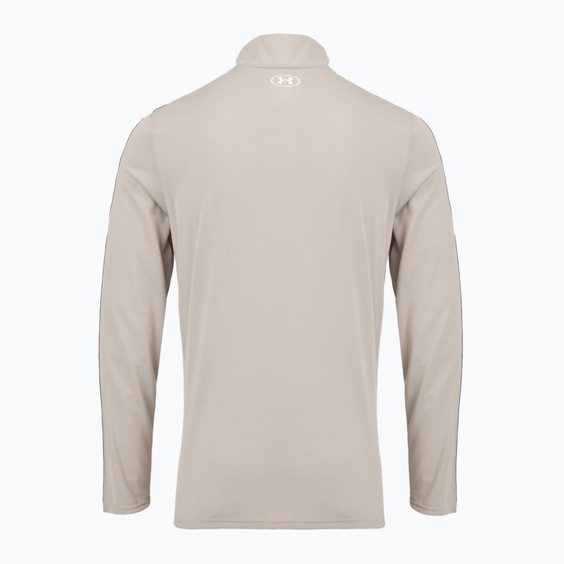 Bluza męska Under Armour Tech Taping 1/2 Zip timberwolf taupe/black/white 2