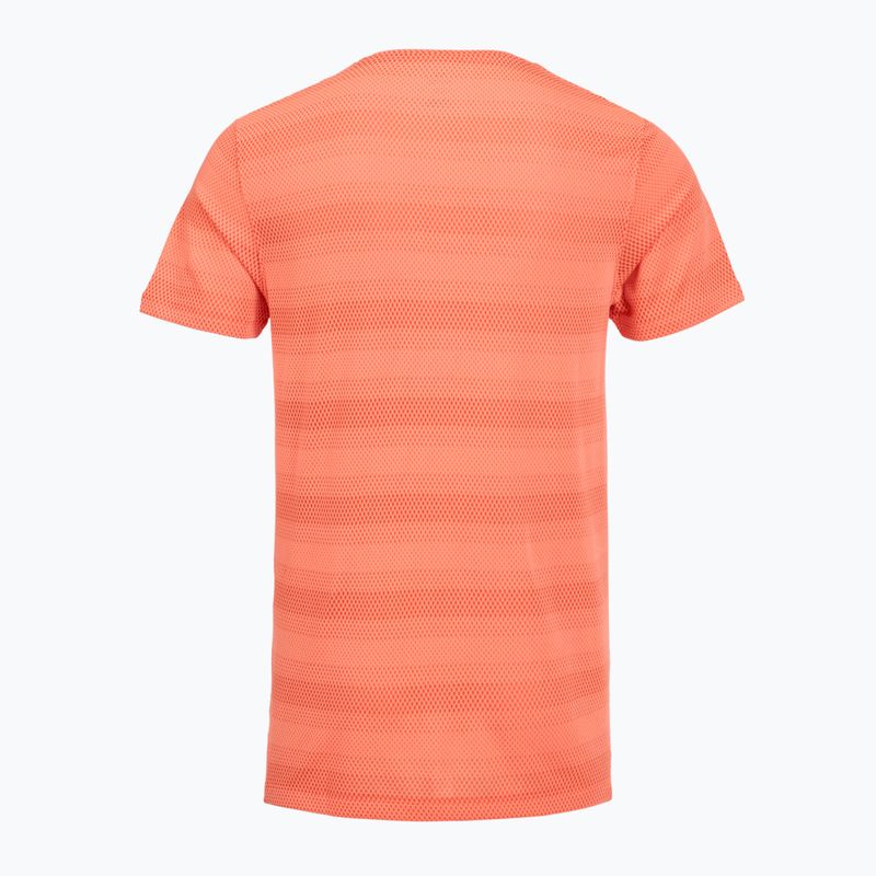 Koszulka do biegania męska Under Armour Velociti electric tangerine/black/green mode 2