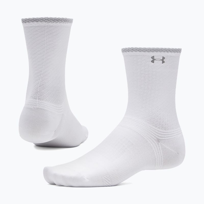 Skarpety Under Armour Velociti Lite Crew white/black/distant gray 3