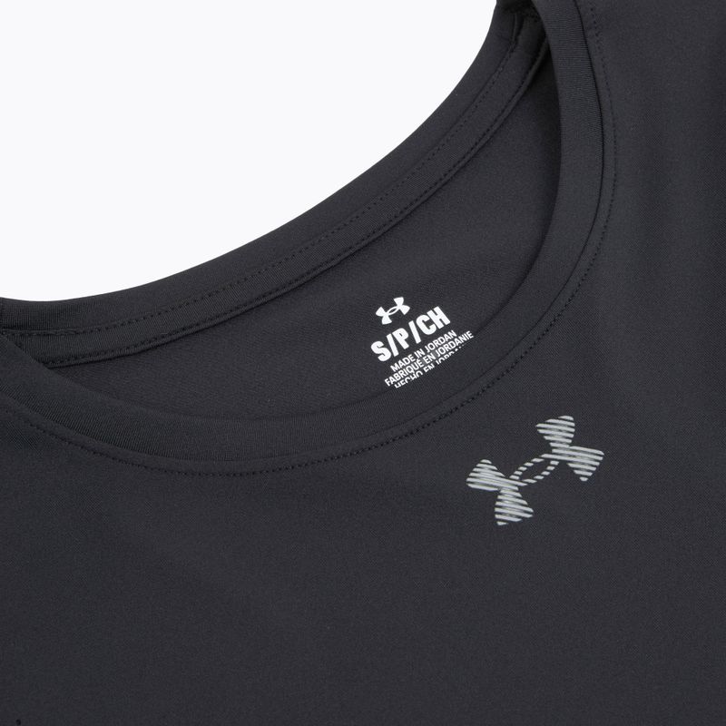 Koszulka do biegania damska Under Armour Velociti Pro black/black/metallic silver 3