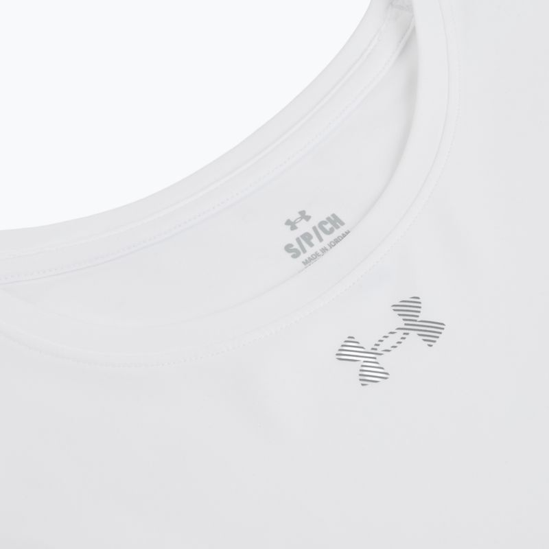 Koszulka do biegania damska Under Armour Velociti Pro white/white/black 3