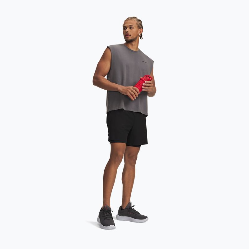 Spodenki treningowe męskie Under Armour Vanish Elite 2IN1 Shorts ultimate black/ultimate black/ultimate black 2