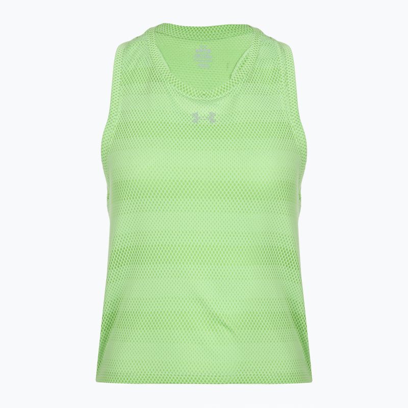 Koszulka do biegania damska Under Armour Velociti Singlet lumos lime/white
