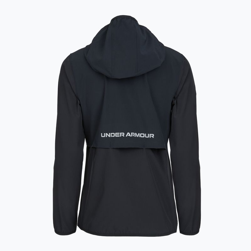 Kurtka do biegania damska Under Armour Velociti Pro Storm black/black/metallic silver 2