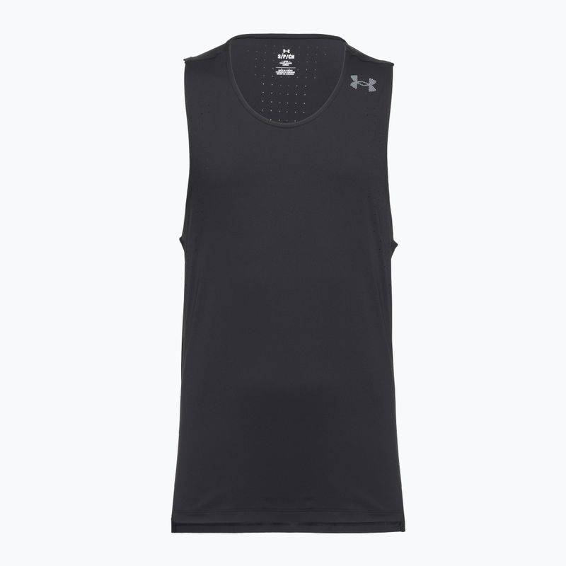 Koszulka do biegania męska Under Armour Velociti Pro Singlet black/black/metallic silver