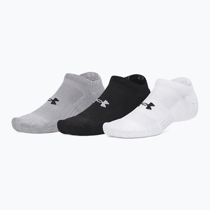 Skarpety męskie Under Armour Performance Cotton NS 3 pack white/steel/steel