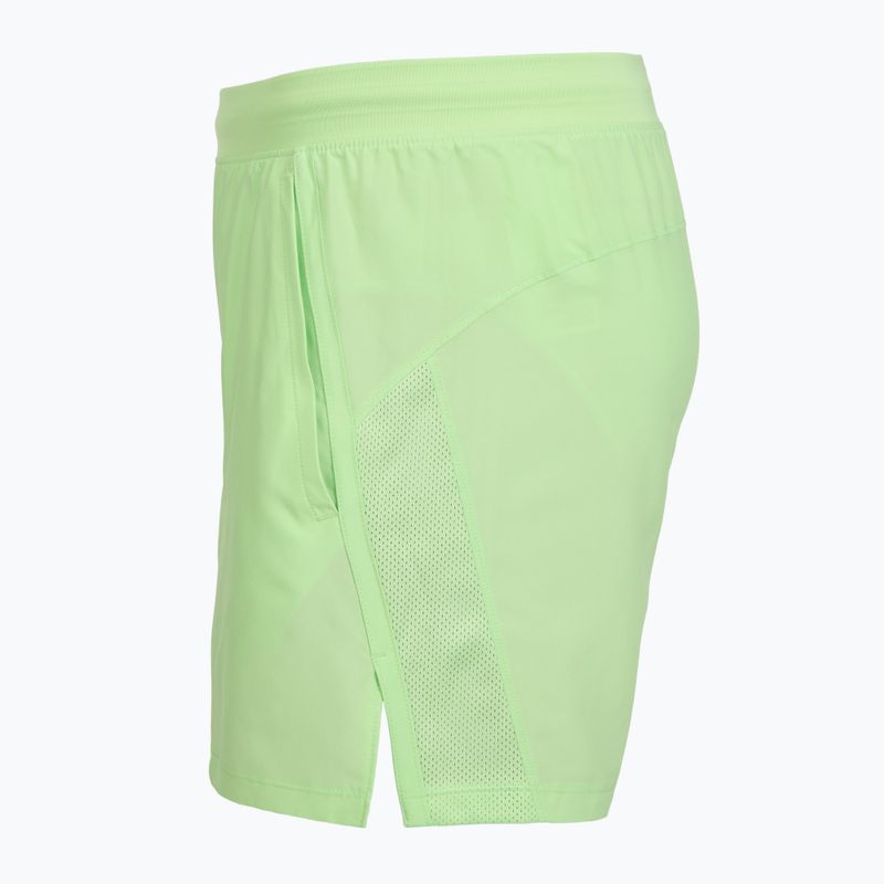 Spodenki do biegania męskie Under Armour Launch 5" lumos lime/white 4