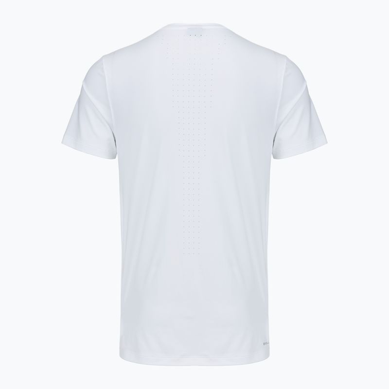 Koszulka do biegania męska Under Armour Velociti Pro white/black/distant gray 2