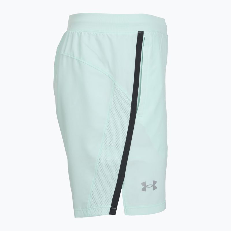 Spodenki do biegania męskie Under Armour Launch 7" refresh mint/castlerock 3