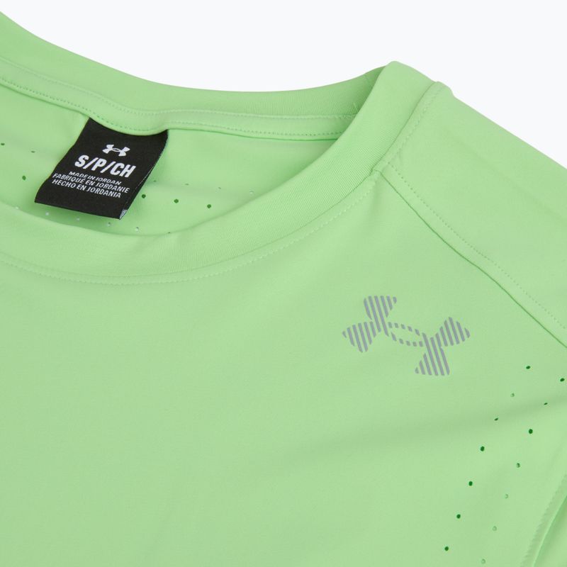 Koszulka do biegania męska Under Armour Velociti Pro lumos lime/white 3