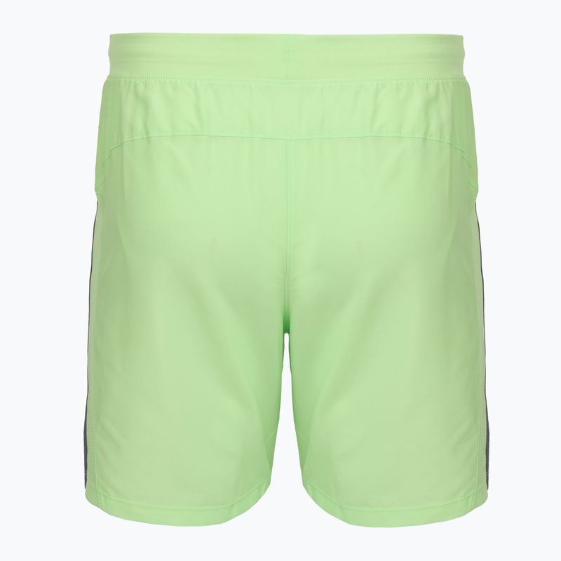 Spodenki do biegania męskie Under Armour Launch 7" lumos lime/white 2