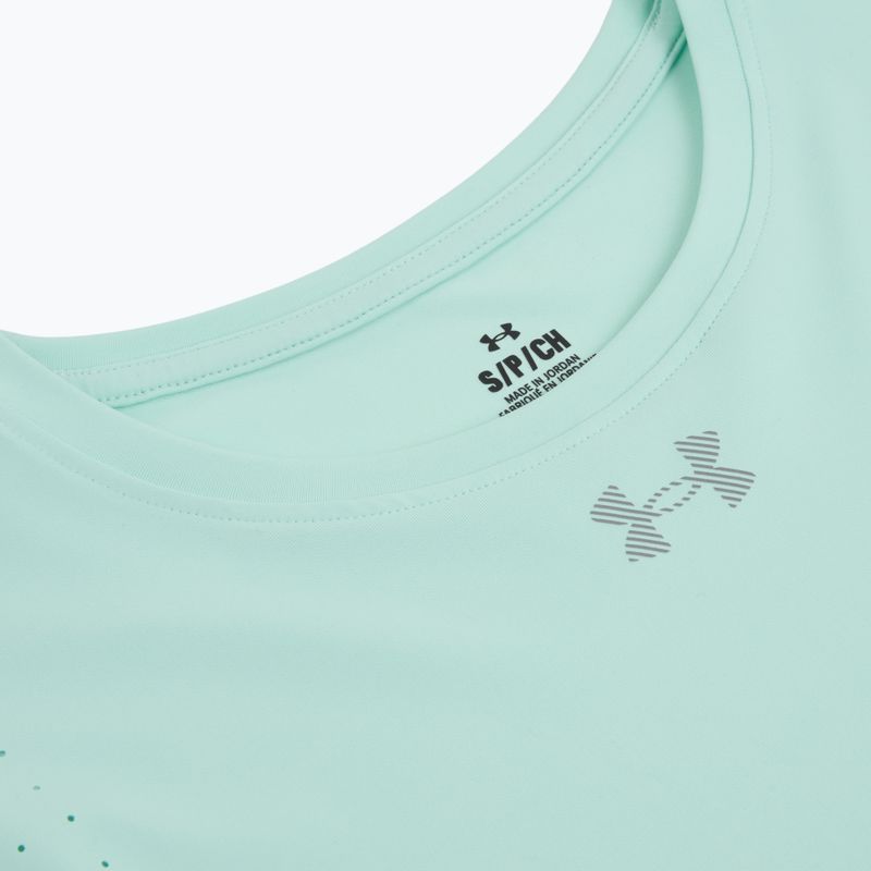 Koszulka do biegania damska Under Armour Velociti Pro refresh mint/castlerock 3