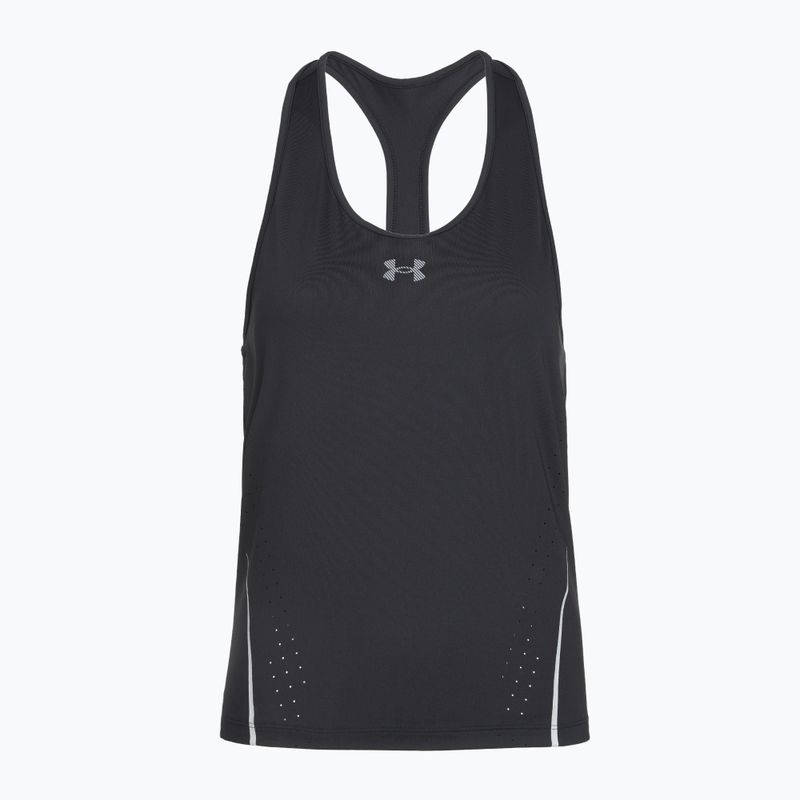 Koszulka do biegania damska Under Armour Velociti Pro Tank black/black/metallic silver 2