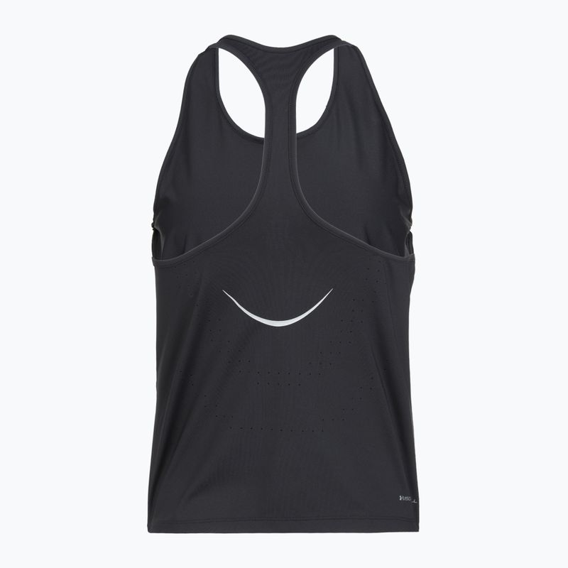 Koszulka do biegania damska Under Armour Velociti Pro Tank black/black/metallic silver 3