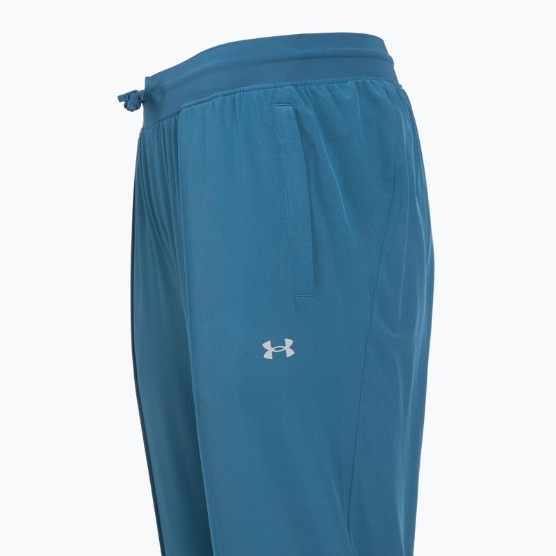 Spodnie do biegania damskie Under Armour Velociti Pro wham blue/hyper green/white 3