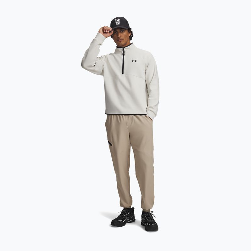 Spodnie treningowe męskie Under Armour Unstoppable Joggers city khaki/black 2