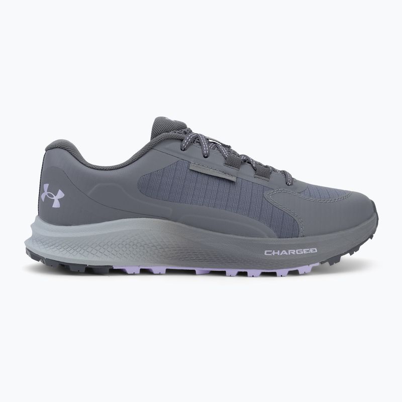 Buty do biegania damskie Under Armour Charged Bandit Trail 3 titan grey/castlerock/purple crest 2