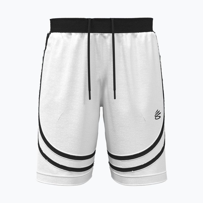 Spodenki koszykarskie męskie Under Armour Curry Signature white/black
