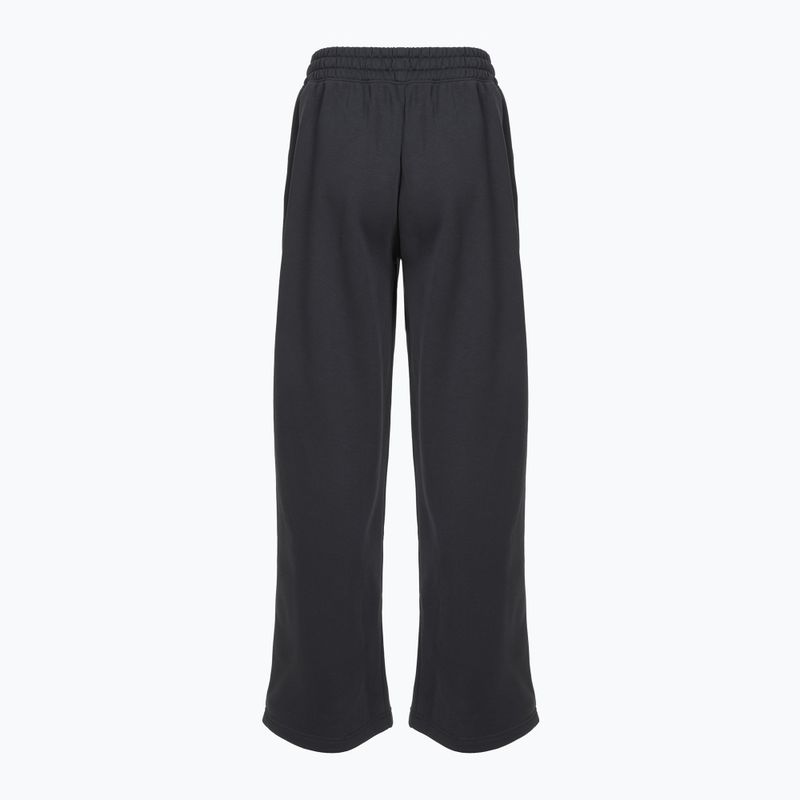 Spodnie damskie Under Armour Rival Fleece Script black/white 2