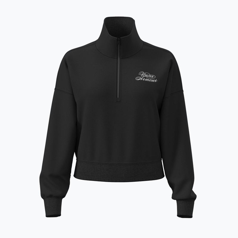 Bluza damska Under Armour Rival Fleece Script HZ black/white 2