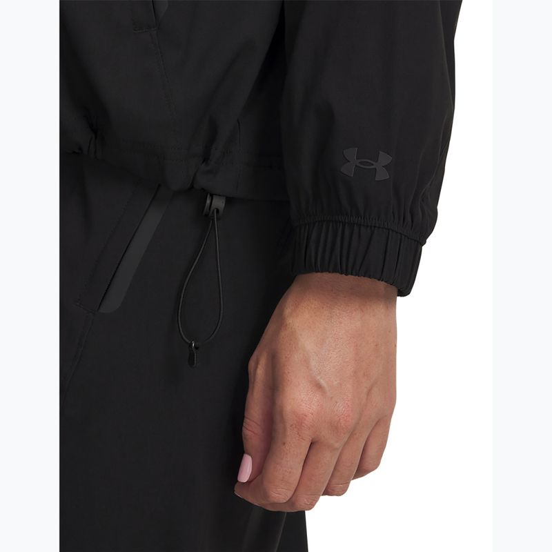 Kurtka treningowa damska Under Armour Unstoppable Woven FZ Jacket ultimate black/ultimate black 3