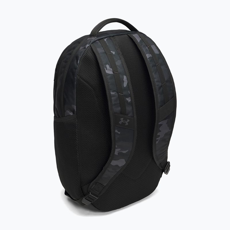 Plecak miejski Under Armour Hustle 6.0 29 l black/black/metallic silver 2