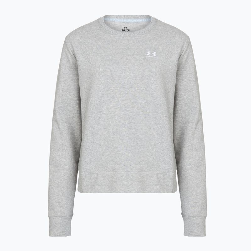 Bluza damska Under Armour Sport Terry Crew mod gray light heather/white