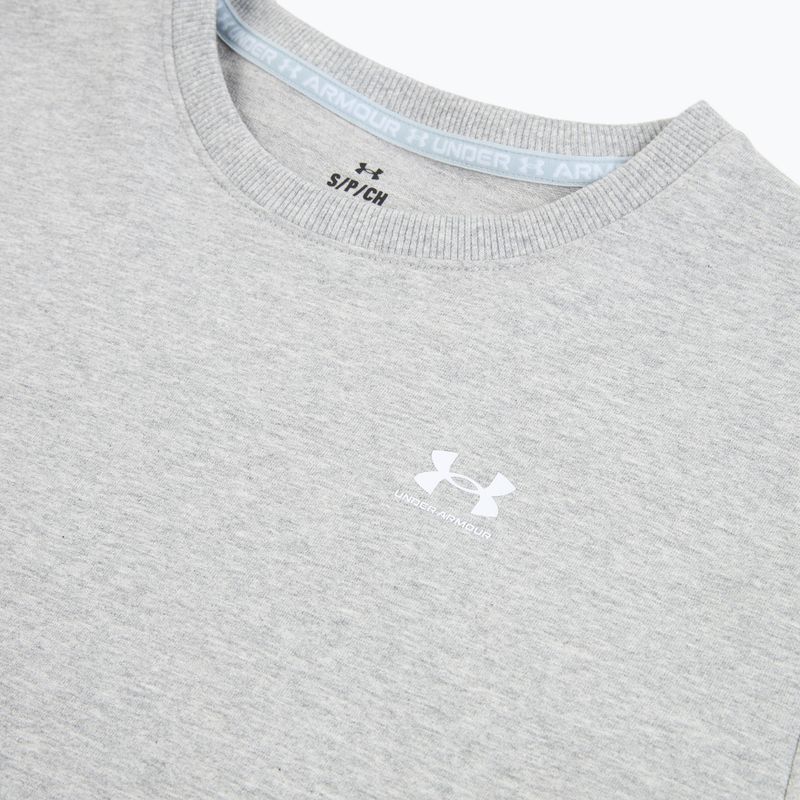 Bluza damska Under Armour Sport Terry Crew mod gray light heather/white 3