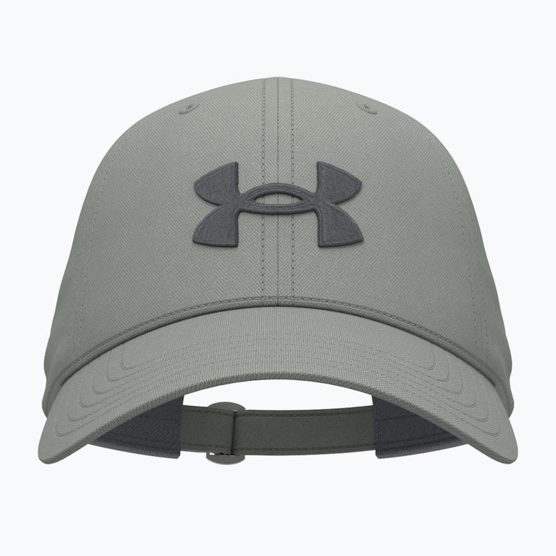 Czapka z daszkiem męska Under Armour Blitzing Adj ether titanium/clay green
