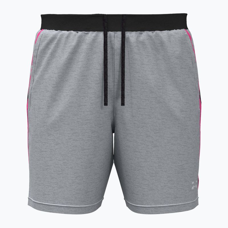 Spodenki męskie Under Armour Launch Rfltv mod gray/nova orange/reflective