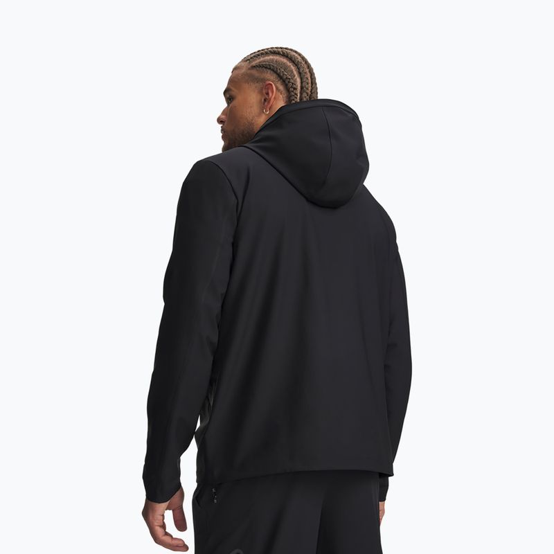 Kurtka męska Under Armour Unstoppable Woven Jacket black/black 2