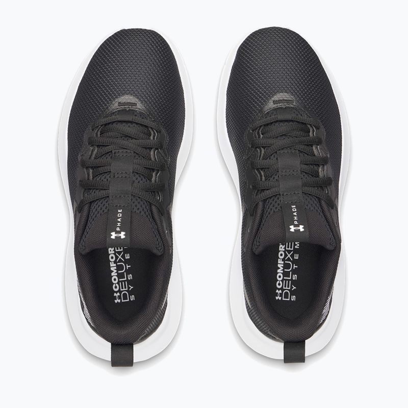 Buty do biegania damskie Under Armour Phade RN 4 black/black/white 3