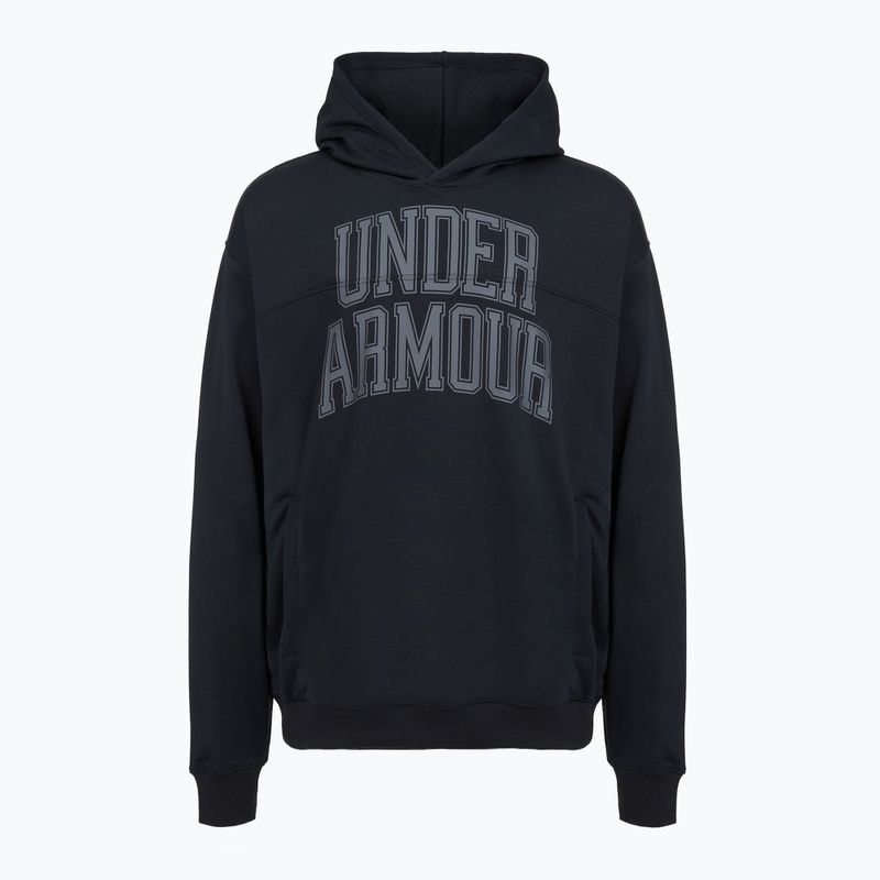 Bluza męska Under Armour Rival LW Graphic Hoodie black/black 4