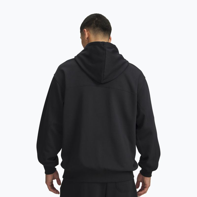 Bluza męska Under Armour Rival LW Graphic Hoodie black/black 2