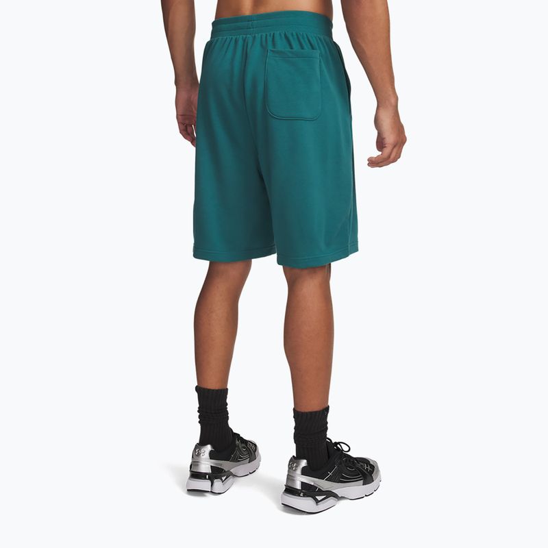 Spodenki treningowe męskie Under Armour Rival LW Graphic rack green/black 3