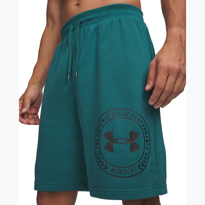Spodenki treningowe męskie Under Armour Rival LW Graphic rack green/black 4